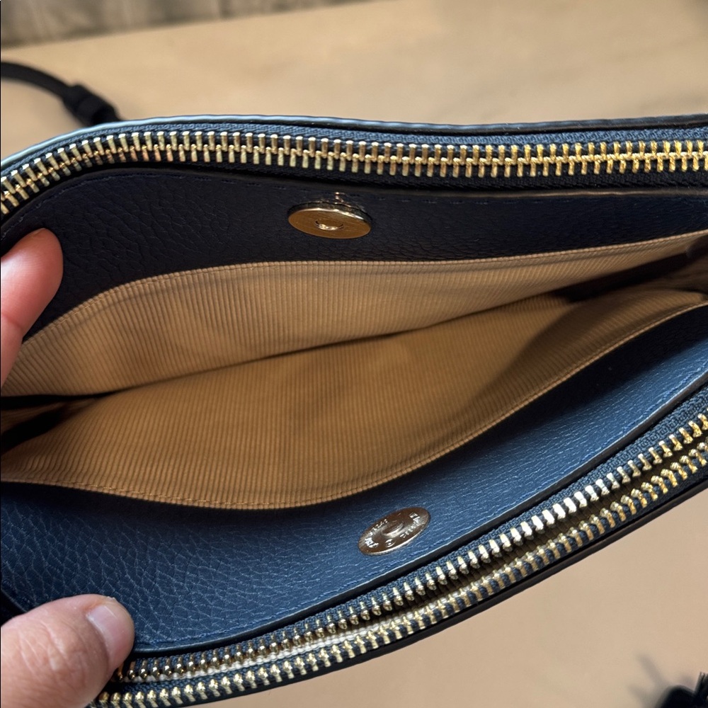 Radley Dukes Place Zip Top Cross Body Bag, Navy - Picture 4 of 10